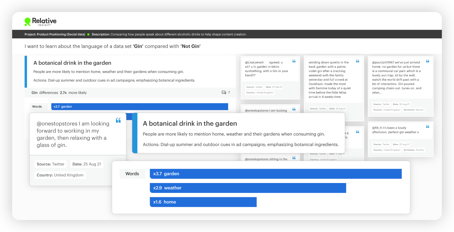 Social Insights - Insights Card